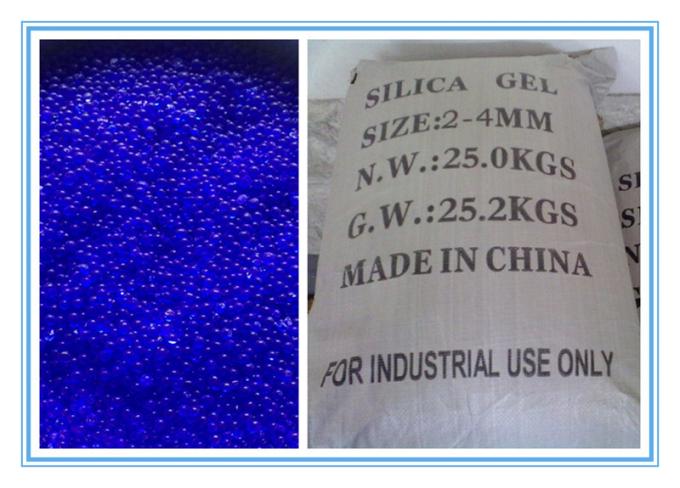 Inodoro no tóxico desecante de indicación azul del gel de silicona del cambio del color