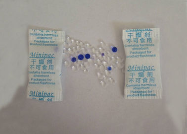 China La alta humedad de la actividad que absorbe el gel blanco/azul de Packe, del silicón embala proveedor